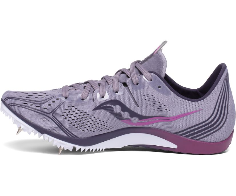 Women's Saucony Endorphin 3 Running Shoes Purple | Singapore 107EBCX